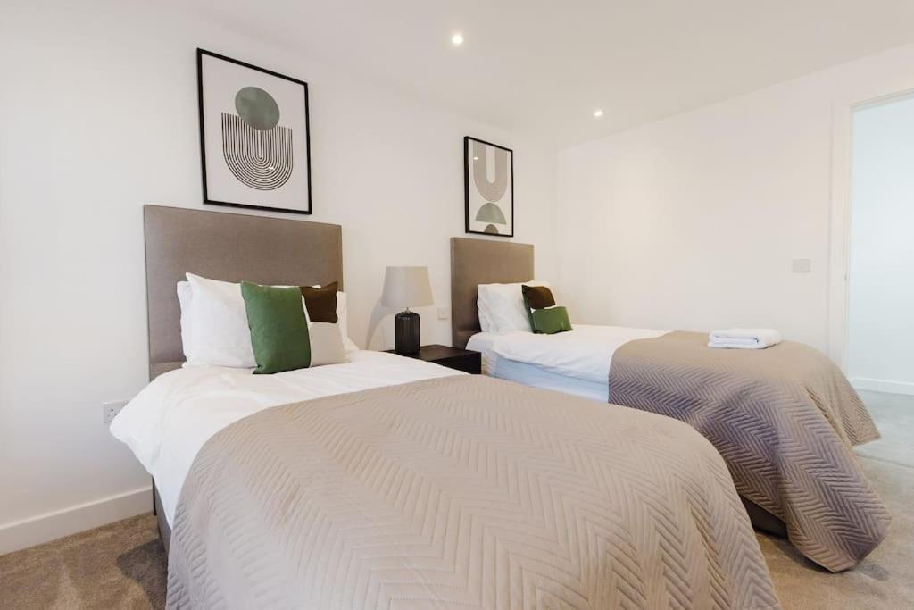 4-Level Luxury 2 Bedroom House Sleeps 6, Rooftop, Harry P & Free Parking Watford  Exteriér fotografie
