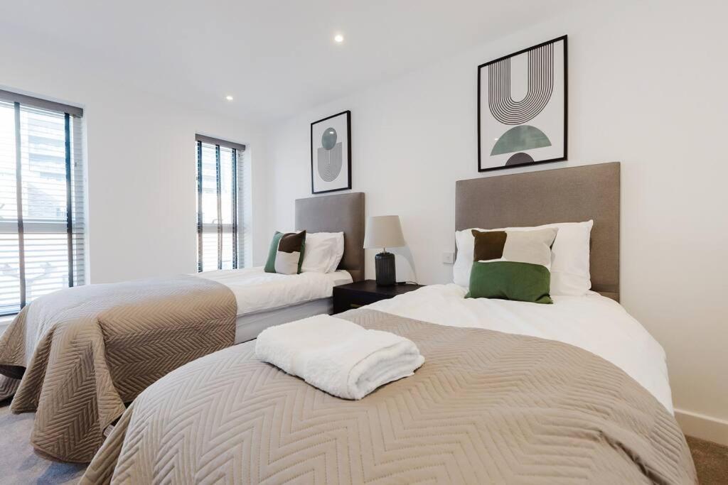 4-Level Luxury 2 Bedroom House Sleeps 6, Rooftop, Harry P & Free Parking Watford  Exteriér fotografie